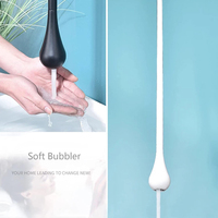 Robinet de lavabo personnalisé intelligent haut de gamme sans contact pour salle de bain monté au plafond sans contact avec capteur automatique en laiton