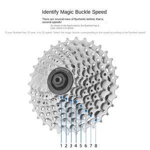 Chaîne de vélo, boucle magique, acier au carbone durable, 8/9/10/11/12 vitesses, boucle de déconnexion rapide pour vélo de montagne, ensemble de boucles de déconnexion rapide - Product Image 4