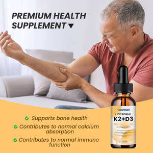 Ausreson OEM Gouttes liquides liposomales K2+D3 pour <span class=keywords><strong>la</strong></span> santé osseuse et <span class=keywords><strong>la</strong></span> fonction immunitaire normale - Product Image 2