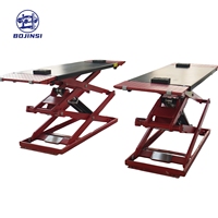 Elevador de Tijera Ultrafino de Altura Media 4000kg BJS BJS2828, Elevador Hidráulico para Coches, Altura de Elevación 1860mm, Motor Multivoltaje 2.2kW, Automático