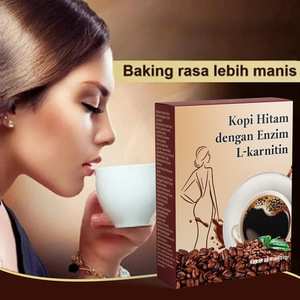 Café Negro Sin Azúcar con L-Carnitina para Comercio Exterior Transfronterizo, Caja de 20g - Product Image 1