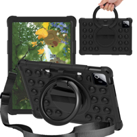 Funda de Silicona Antiestrés para Xiaomi Tablet 5/5 Pro de 11 Pulgadas, Diseño de Dibujos Animados Giratorio, Resistente a Caídas y Golpes