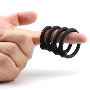 SEXBAY Ultimate Set cincin Penis 4-in-1 | Cincin Penis silikon untuk kepuasan & kontrol yang ditingkatkan - Product Image 3
