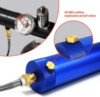 30MPa Öl-Wasser-Abscheider 8mm PCP-Luft kompressor pumpe 4500Psi Hochdruck-Luftfilter-Tauch abscheider L300mm OD50mm