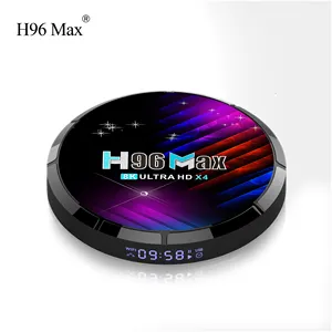 Güçlü performans ses girişi arama H96 MAX X4 S905X4 4gb 32gb akıllı 4k HD küresel hoparlör tv android 11.0 kutu