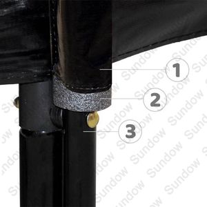 Sundow-cama elástica para niños, trampolín deportivo colorido de bajo impacto con resorte galvanizado para baloncesto - Product Image 5