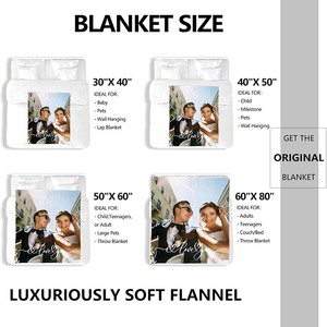 Tùy chỉnh flannel chăn với thiết kế của bạn/văn bản/Logo/hình ảnh, in cá nhân chăn cho doanh nghiệp số lượng lớn Quà Tặng - Product Image 5