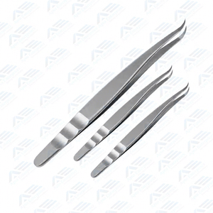 Apto Enterprises Lightweight Stainless Steel Eyelash Extension Tweezers Custom Made New Design Fiber Diamond Tips Eco-Friendly - Product Image 1