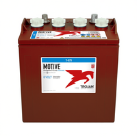 Baterai Asam Timbal Tipe Flooded Deep Cycle Trojan Motive T875 8 Volt 170Ah untuk Forklift Listrik Buatan Italia