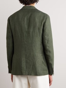 Trajes <span class=keywords><strong>de</strong></span> lino verdes <span class=keywords><strong>para</strong></span> hombre, chaqueta <span class=keywords><strong>de</strong></span> <span class=keywords><strong>playa</strong></span> <span class=keywords><strong>de</strong></span> verano, trajes ajustados <span class=keywords><strong>para</strong></span> hombre, esmoquin, trajes <span class=keywords><strong>de</strong></span> novio <span class=keywords><strong>para</strong></span> hombre, padrino <span class=keywords><strong>de</strong></span> boda - Product Image 2