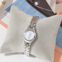 Reloj de Cuarzo Ecológico para Mujer, Esfera Pequeña, Estilo Moderno, Ideal para Instagram, con Cierre de Aleación, para Estudiantes