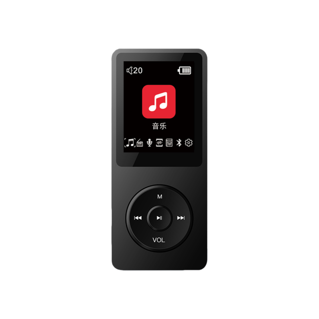 Smart MP4 player, music video player, e-book reader, tape recorder and FM radio, FLAC/WAV/MP3 and external speakers