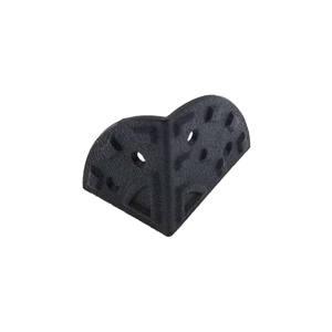 Plastique à <span class=keywords><strong>Angle</strong></span> Droit Arrondi Protecteur Amplificateur de Guitare Scène Armoires Accessoires Remplacement Noir Argent - Product Image 6