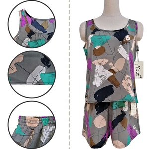 Amzn AE fb eb tiktok Shein Gros lounge wear maison usure 100% polyester femmes vêtements de nuit Robes D'intérieur pour femmes - Product Image 4