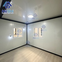 Maison préfabriquée moderne personnalisée en conteneur extensible de 20 pieds ou 40 pieds, bungalow préfabriqué, cuisine, maison portable