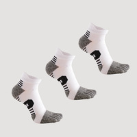 Chaussettes de sport athlétiques pour hommes à cinq doigts, épaisses, antidérapantes, résistantes à l'usure, séchage rapide, pour la randonnée, le trekking, la course à pied et le fitness