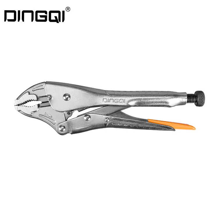 Dingqi alicate de função ajustável 10 polegadas, alicate de travamento de garra curvada, 10 polegadas com função redonda, em oferta 2020
