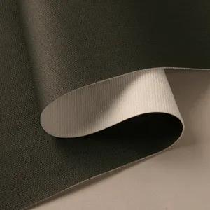 价格优惠防水装饰面料材质PVC黑色合成革沙发