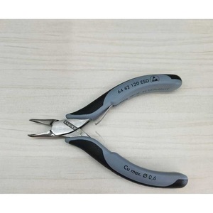 Alicates de Corte KNIPEX 64 62 120 ESD Cu Max 0.6mm Hechos en Alemania - Product Image 1