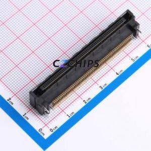 FX18-120S-0.8SH Board-to-Board & Backplane Connector SMD,P=0.8mm,Horizontal Mount Connector 0.8mm Horizontal Mount 2 Gold - Product Image 1