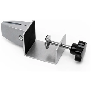 คลิปหนีบอะลูมิเนียมเคลือบอโนไดซ์สำหรับแผงหนา 0.32 ซม. 2.54 ซม. ปรับความหนาได้ ใช้กับตัวแบ่งช่องวางของบนโต๊ะสำหรับห้องนอนหรือห้องแพทย์ - Product Image 1