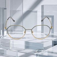 Monturas de Gafas Modernas Brillantes de Titanio Bicolor OEM ODM IP, Monturas Ópticas, Monturas de Lentes, Gafas Metálicas de Diseño de Tendencia