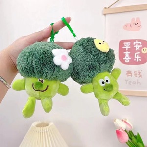 Porte-clés en alliage de zinc Florets Plush, motif dessin animé, imprimé 6 couleurs, cadeau amusant, Sœur Légumes, Mignon et original, Vente en gros - Product Image 2