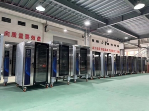 <span class=keywords><strong>Four</strong></span> à air chaud industriel électrique commercial numérique à 5 plateaux avec fonction vapeur et convection, idéal pour la boulangerie (Chine) - Product Image 5