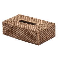 Porte-serviettes en rotin, boîte à mouchoirs, distributeur de serviettes, style bohème pour restaurant, OEM personnalisé, logo personnalisé, emballage en carton