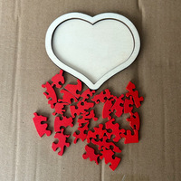 Nouveauté - Puzzle pour adultes - 24 pièces - Design « Je t'aime » - Bois - Difficulté niveau 10 - Cadeau souvenir stimulant pour l'esprit