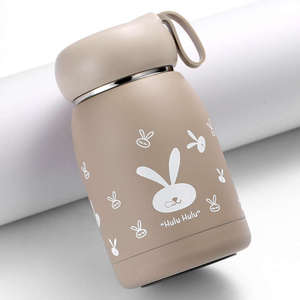 Cute Modern 304 Stainless Steel Insulated Water Bottle with <b>Large</b> Belly Leak-Proof & Portable for Travel - Product Image 3