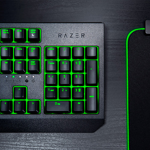 Clavier de jeu mécanique Blackwidow Essential : interrupteurs verts - tactiles &amp;   Claviers Blackwidow Essential avec rétroéclairage LED - Product Image 2