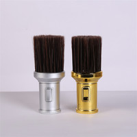 Brosse à lumière douce, peigne, plumeau pour le cou, accessoires de coiffeur, outils, ensemble d'équipements de salon de coiffure par galvanoplastie de luxe, vente en gros
