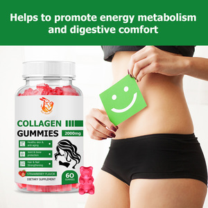 Bestseller Collagen III Gummies 2000mg Favorise une Peau Saine et Anti-Âge avec Saveur Fraise Complément Beauté - Product Image 5