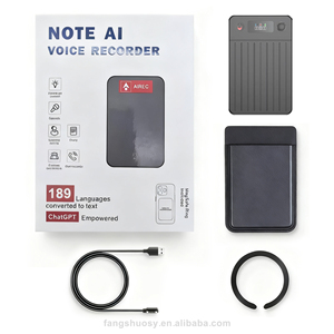 A3 Top ai ChatGPT-4 ứng dụng ghi âm 256GB BT giọng nói kích hoạt WAV phiên âm tóm tắt dịch ngôn ngữ nam châm thông minh Kim loại - Product Image 6