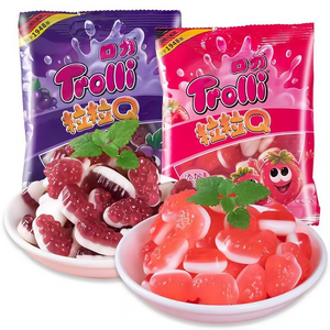 Caramelle Morbide al Gusto di Fragola in Bottiglia a Forma di Cola, Granuli di Caramello al Gusto di Limone - Product Image 2
