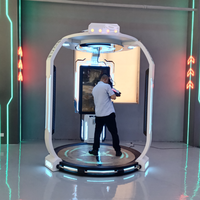 Simulateur de tir VR 9D, machine d'arcade de tir au pistolet VR, équipement de jeu de tir en réalité virtuelle à monnayeur pour centres de jeux