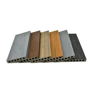 Vinil composto decking ao ar livre wpc composto decking flutuante composto deck board