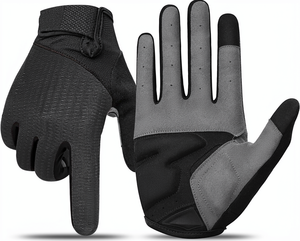 Guantes de Ciclismo Ajustables y Transpirables de Poliéster con Protección Antichoque para Bicicleta de Montaña, Ciclismo, Carreras y Deportes - Product Image 1