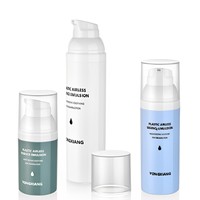 15ml 30ml 50ml Emballage cosmétique de gros Bouteille à pompe sans air rose