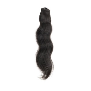 Extensiones de Cabello Humano Indio Virgen de Primera Calidad, Trama Sin Costuras, Cabello Natural Ondulado, Textura Suave y Sedosa - Product Image 1