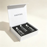 Boîte cadeau magnétique en carton de luxe pour cosmétiques, grand format, avec impression personnalisée du logo