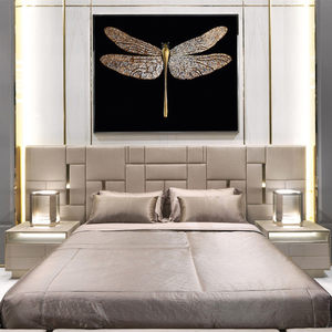 Luxury Villa <strong>House</strong> Italian king Size <strong>Bed</strong> Bedroom Furniture Set Wood Frame Home Room Double Modern Soft Upholstered Leather <strong>Bed</strong> - Product Image 2