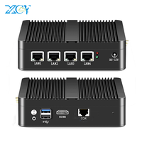 Firewall PFsense sans ventilateur, routeur logiciel, TPM 2.0, processeur quadricœur J1900, carte réseau Gigabit Ethernet, Intel 211AT, mini PC, appareil réseau