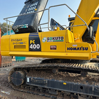 Prix Abordable – Excavatrice sur Chenilles Komatsu PC400 d'Occasion, 40 Tonnes, Modèle Original Komatsu 400-8 PC400-8 PC400-8R à Vendre