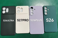 Étui de téléphone portable en microfibre ultra fin pour Samsung Galaxy S25 FE S24 S26 Ultra A57 A37 A17 A07, étui en silicone souple en TPU