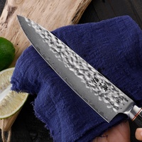 Couteau de chef professionnel japonais VG10 Damas, le plus tranchant, pour la cuisine