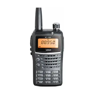 Teamup Ultra Ringan Portabel Jarak Jauh VHF UHF Transceiver Radio Dua Arah FM Walkie Talkie dengan Sistem Audio Pemandu Wisata