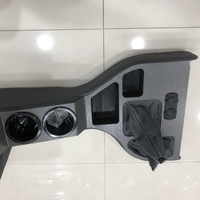 Console centrale pleine longueur pour Land Cruiser LC70 Série Double Cabine FJ79, boîte de rangement pour console centrale de voiture avec USB