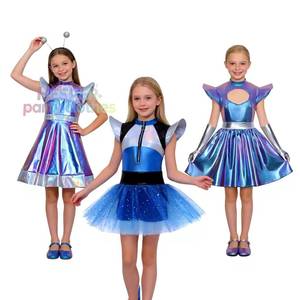 Robe de cosplay unisexe en polyester à thème spatial dégradé laser avec personnage Echo de HP pour Halloween, idéale pour les spectacles et fêtes d'enfants - Product Image 1